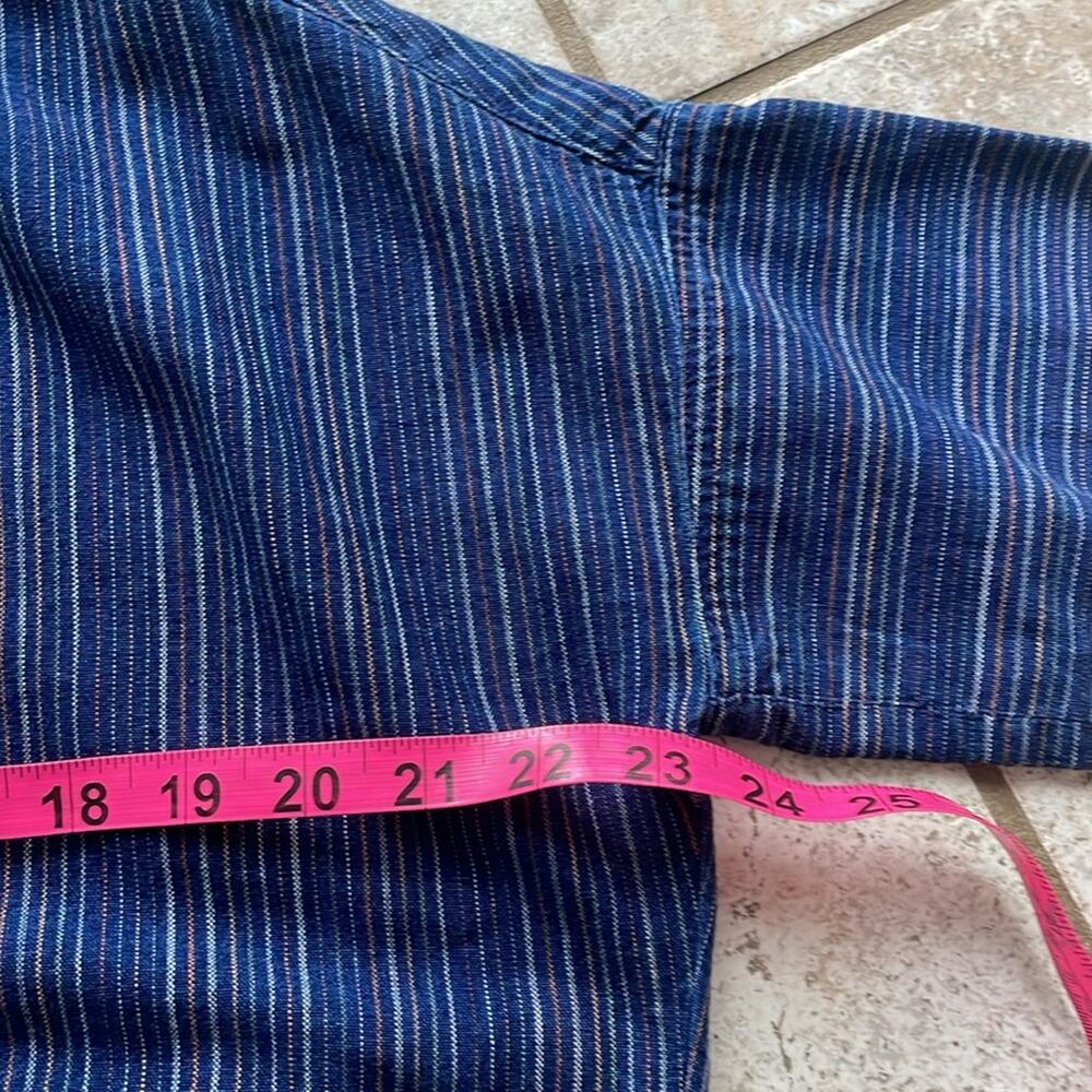 Madewell Courier Button-Back Shirt in Cecile Stripe - Picture 14 of 15